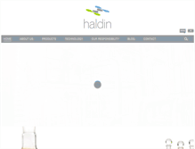 Tablet Screenshot of haldin-natural.com